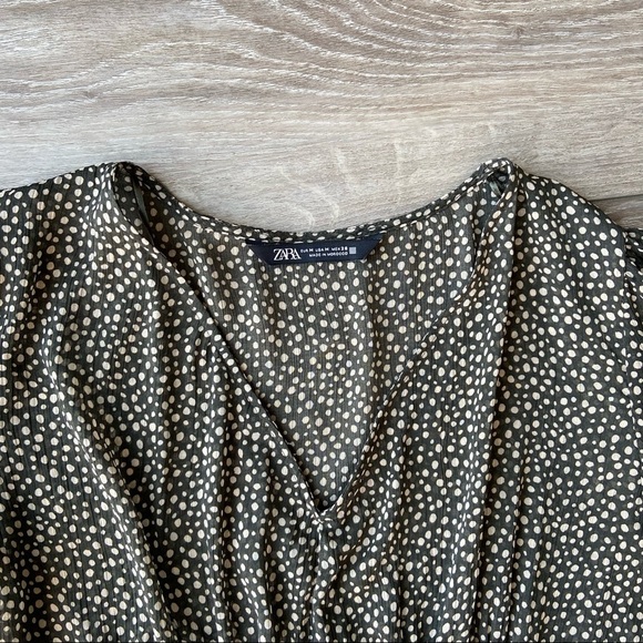 Zara Chiffon Polka Dots Tunics  Mini Dress - Picture 5 of 15